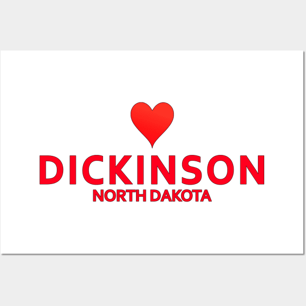 Dickenson North Dakota Wall Art by SeattleDesignCompany